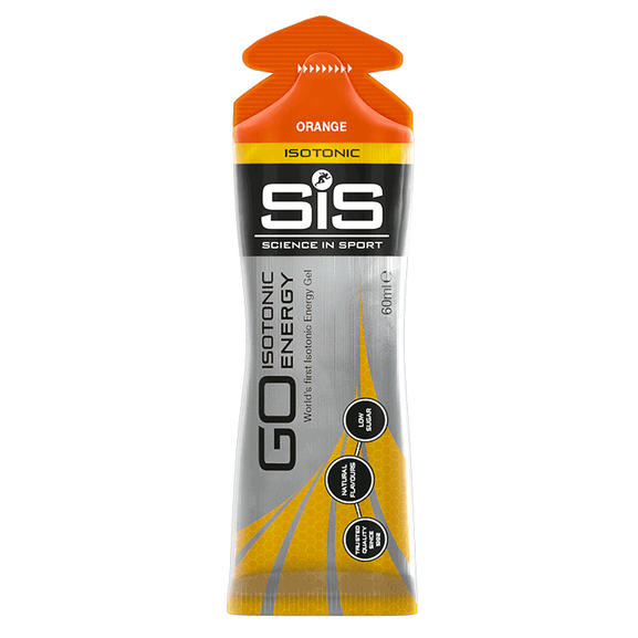 Gel SIS Go Energy gel sabor naranja caja con 30pz de 60ml