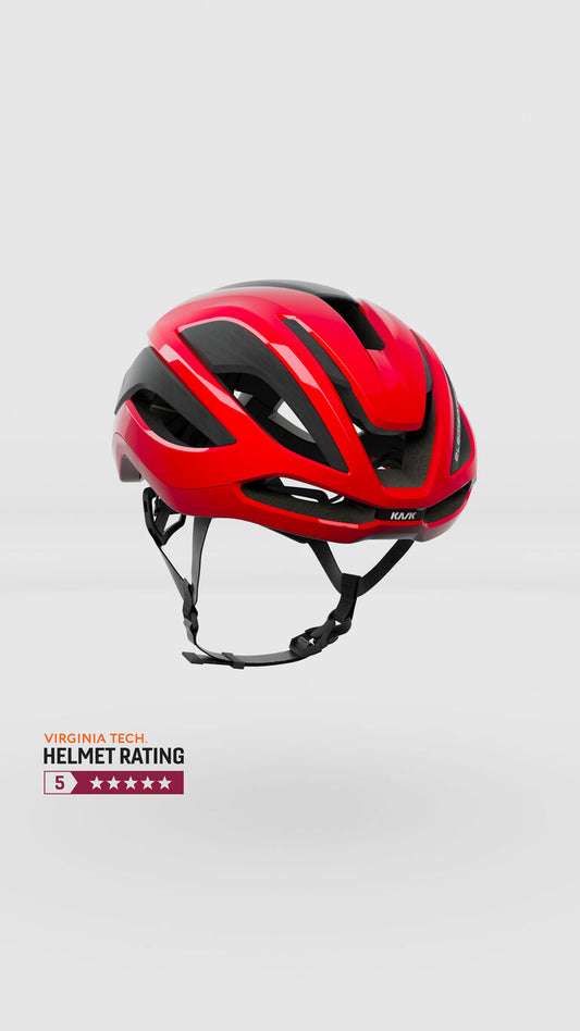 Casco kask elemento rojo