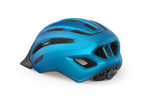 Casco MET Downtown azul metálico