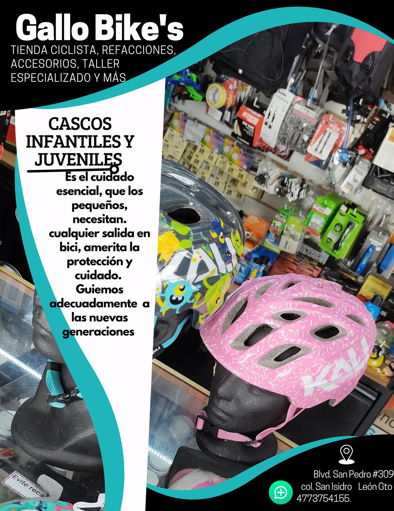 Casco infantil y juvenil
