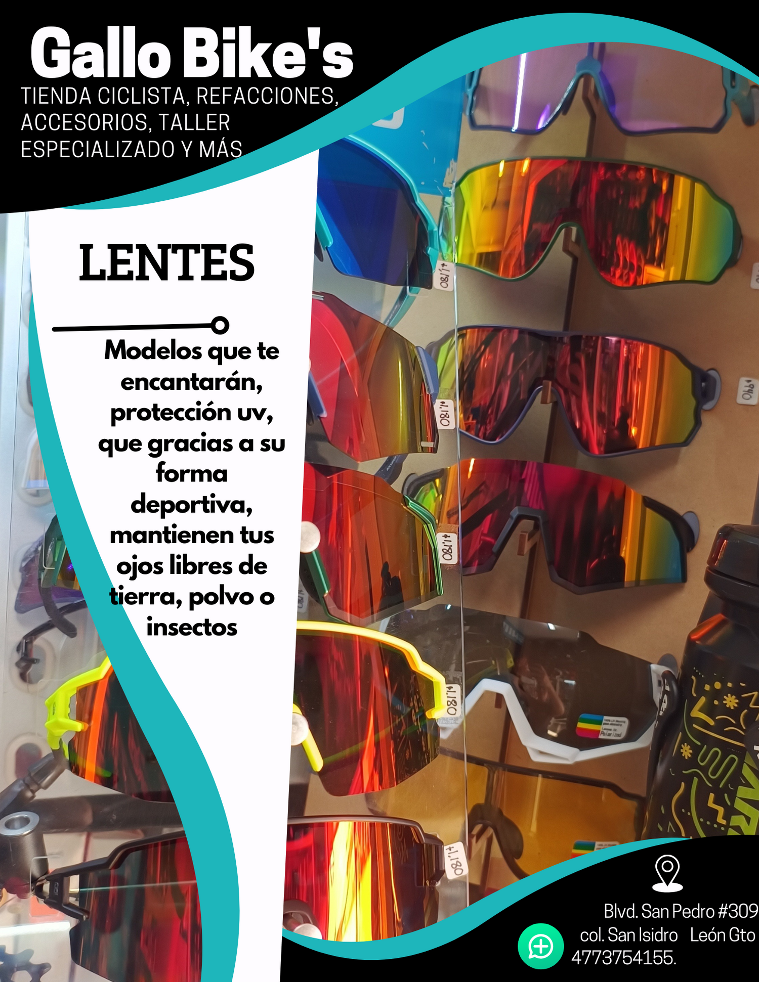 Lentes deportivos