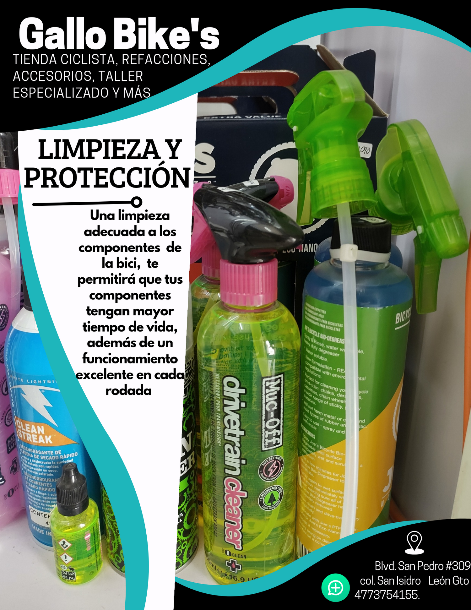 Limpieza y cuidado para tu bici