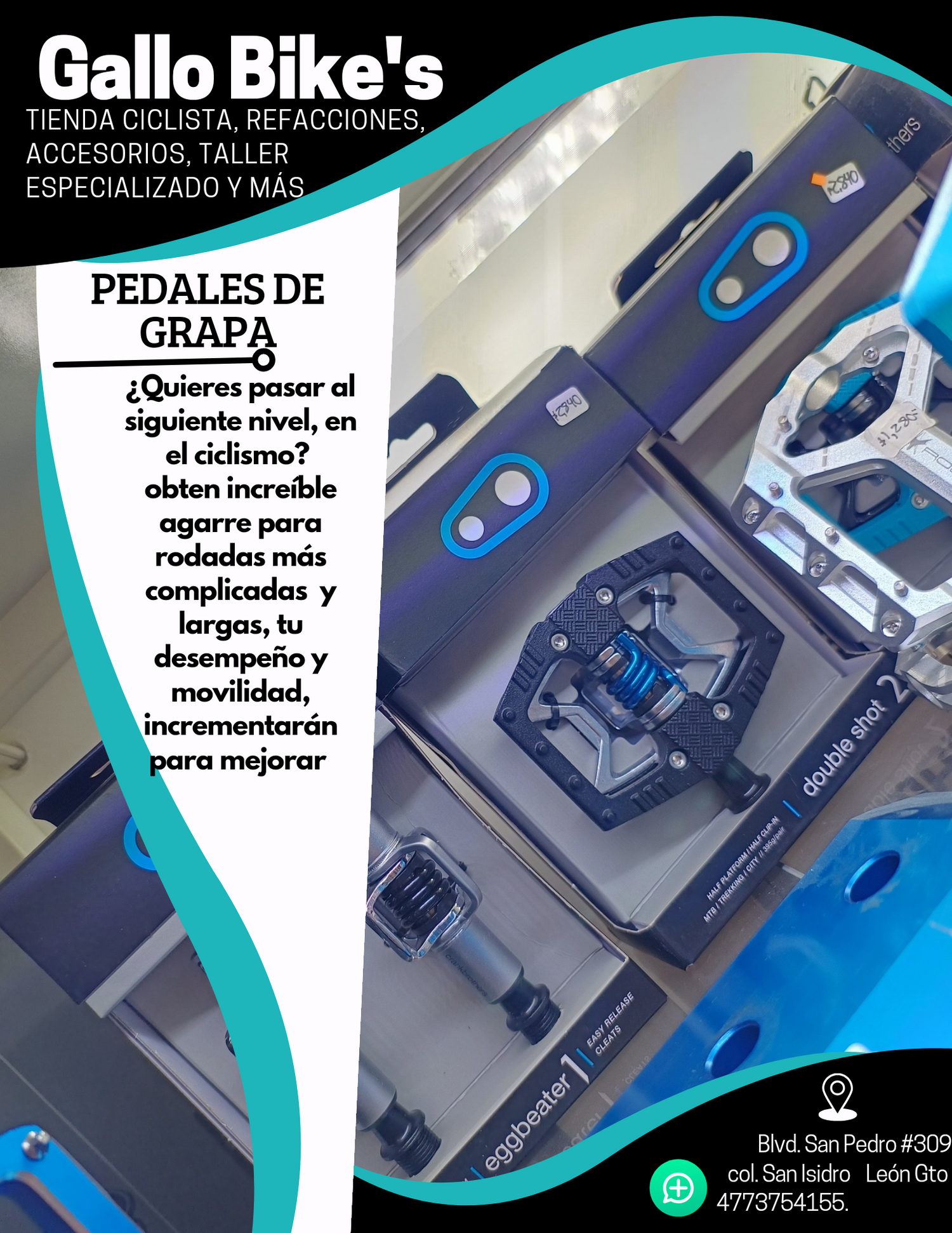 Pedales de grapa todos