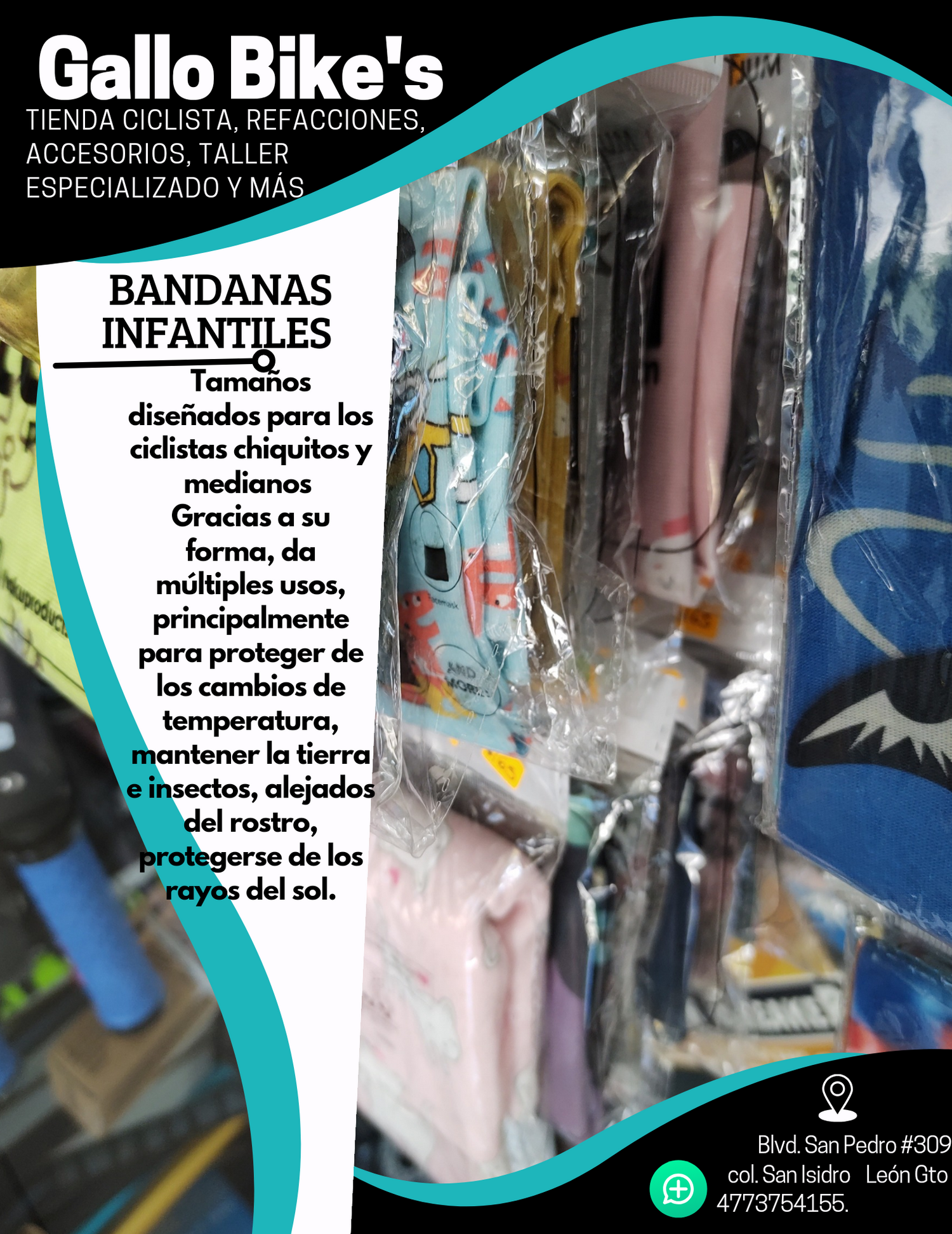 Bandanas de cuello  infantiles