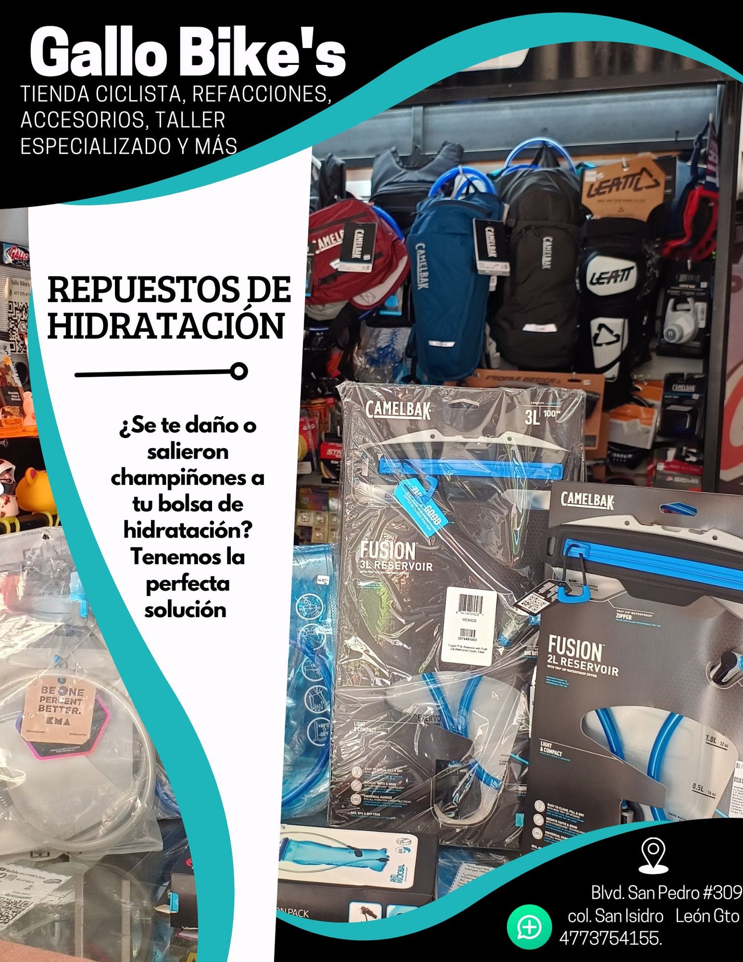 Bolsas de hidratación