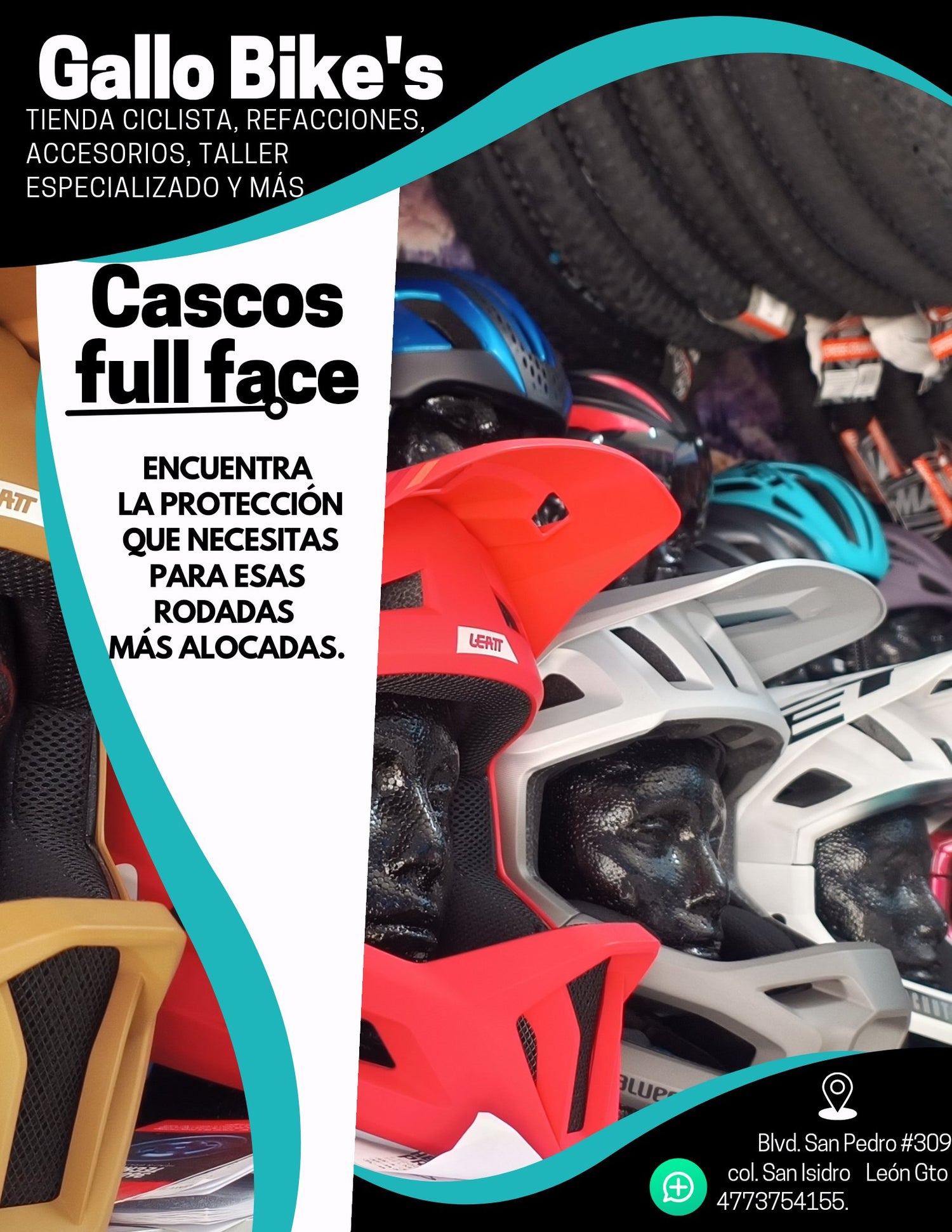 Casco full face