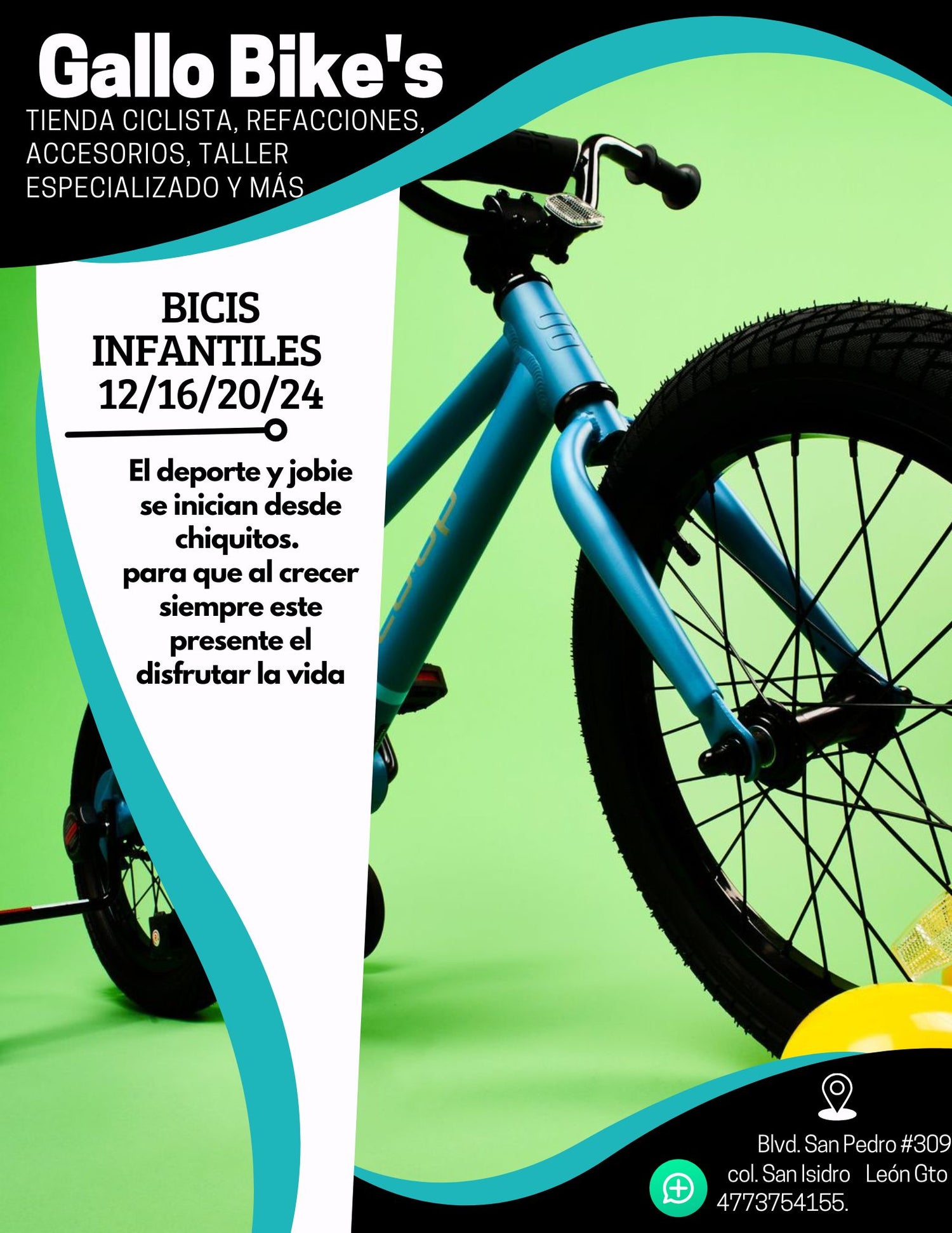 Bicis infantiles 12/16/20/24  (haz tap y desliza)