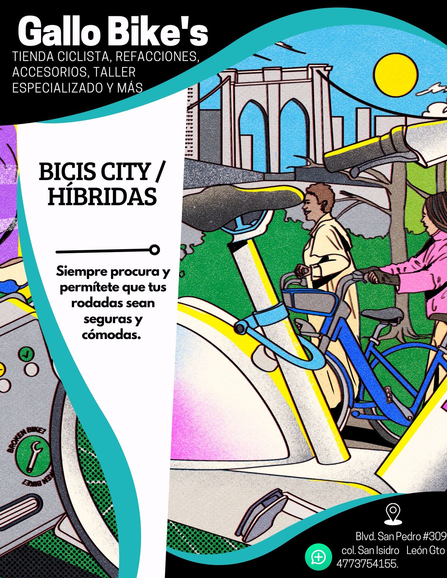 Bici para city / Híbrida  (haz tap y desliza)
