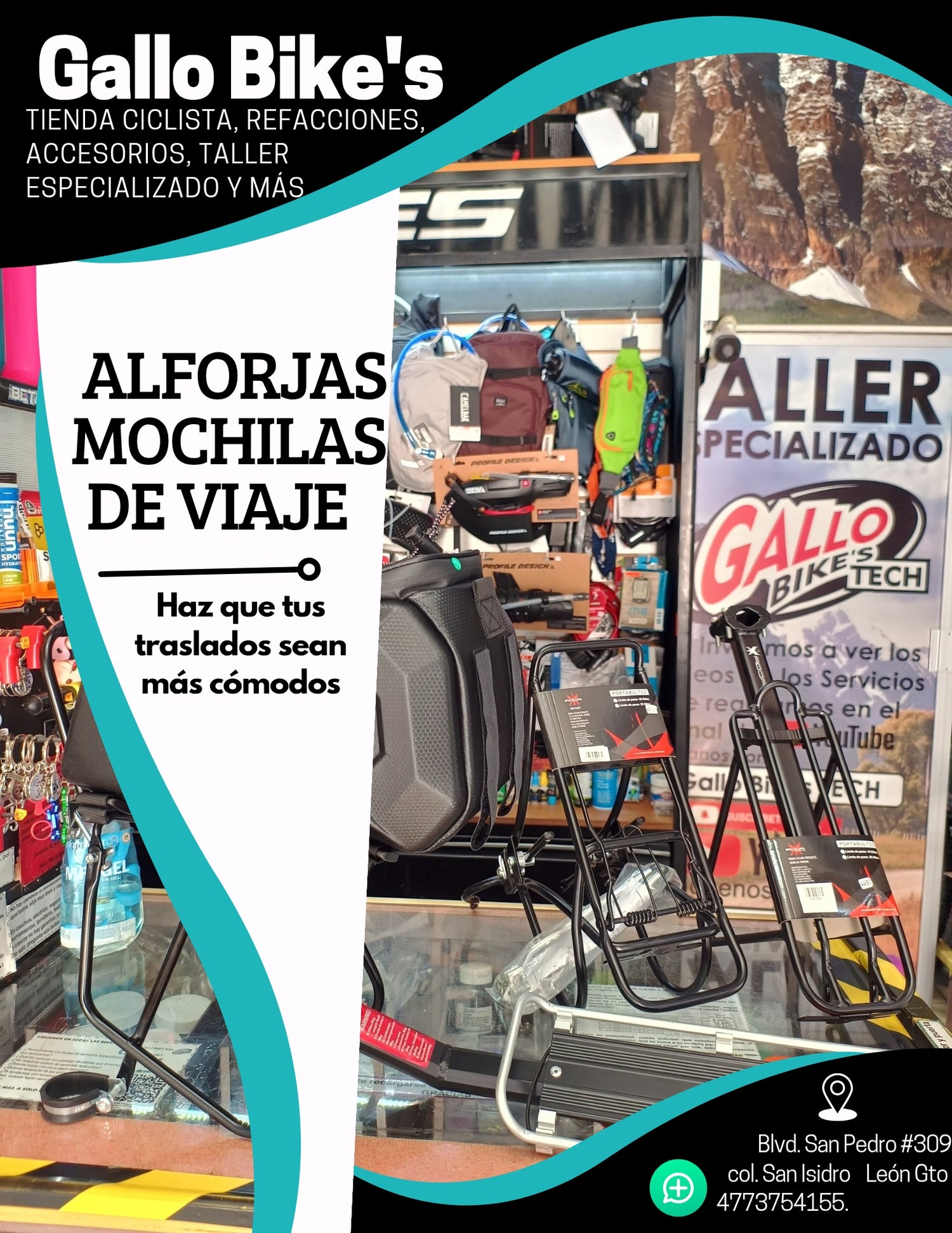 Alforjas y mochilas de viaje