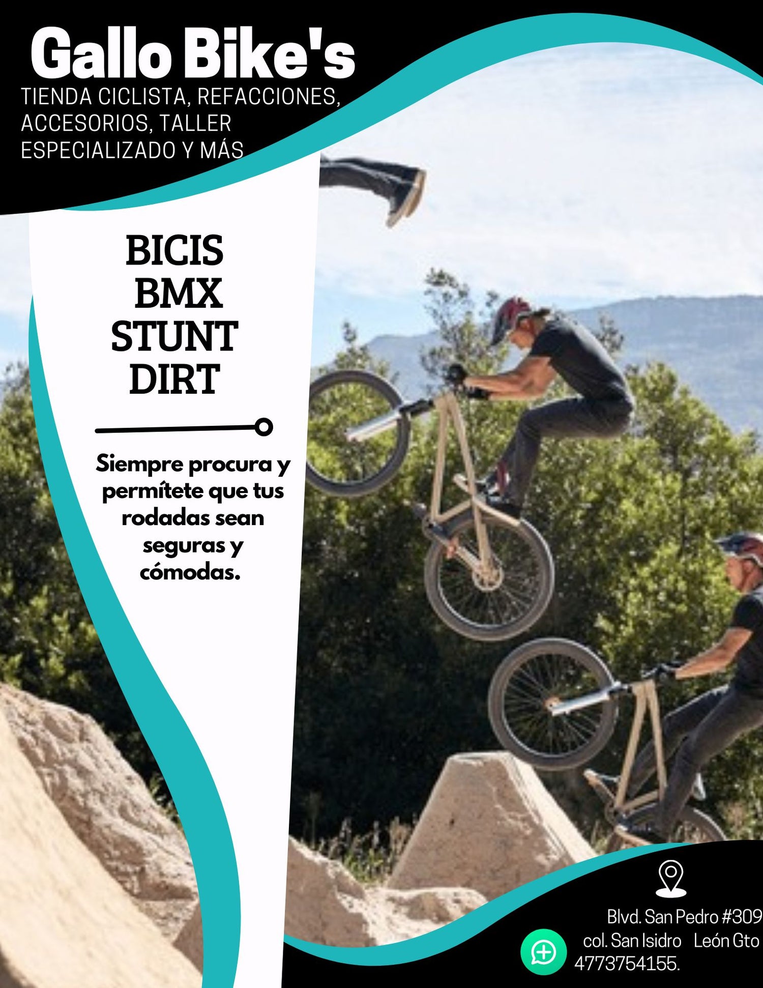Bicis BMX, STUNT, DIRT / TRUCOS   (haz tap y desliza)