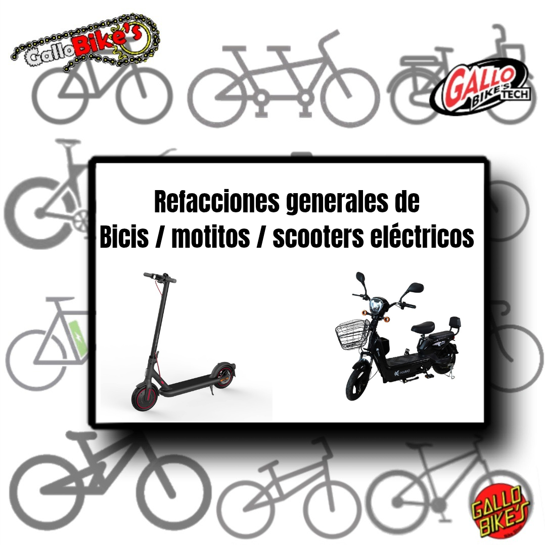 Zz. Piezas y refacciones de bicis / moto y scooters eléctricos