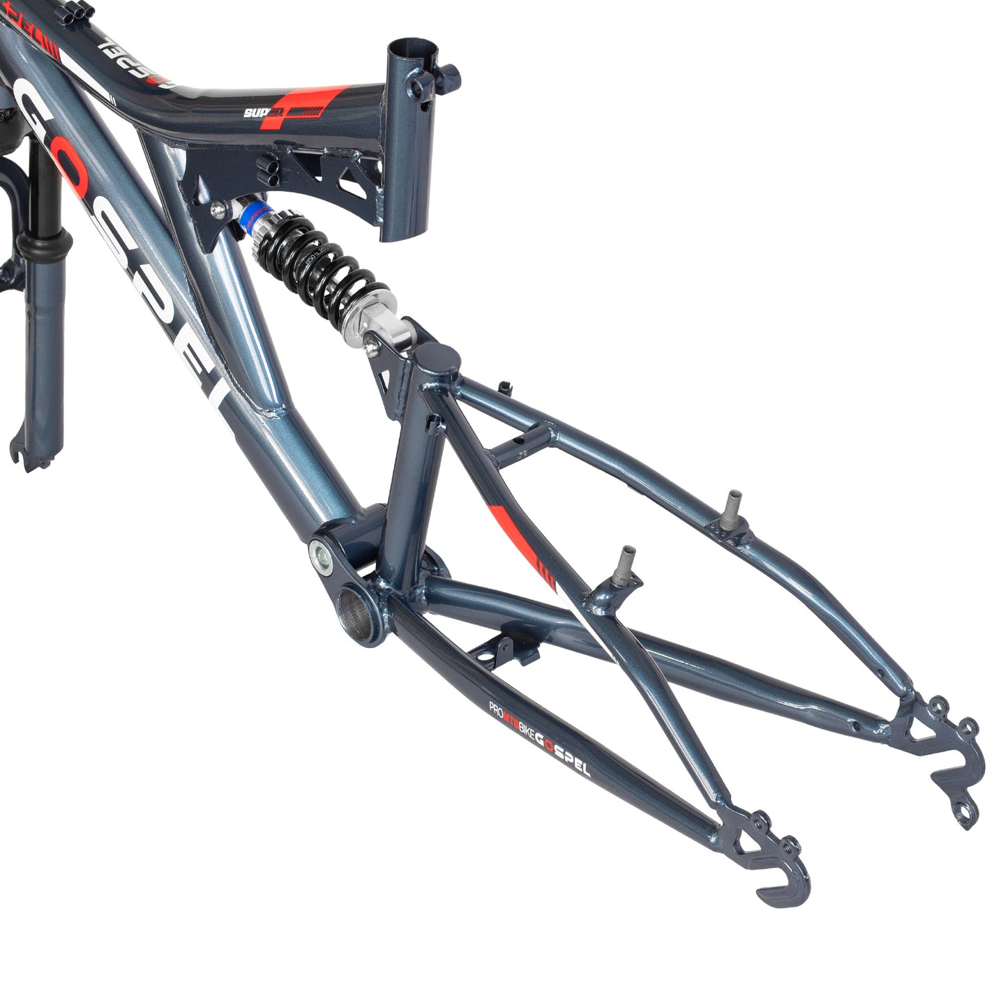 combo Cuadro y suspensión para bicicleta R 29 doble suspensión azul