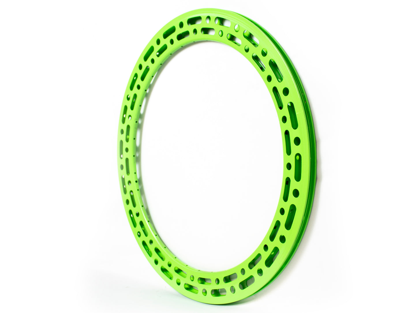 aro fixie doble pared, perforado R-700 de 36h  aluminio 70mm Gospel   verde       Z5O