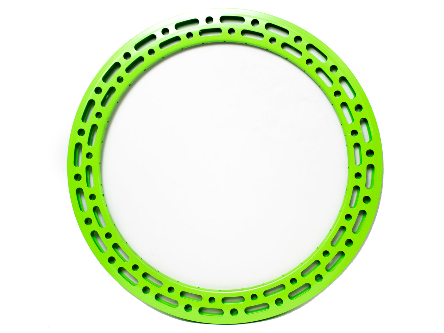 aro fixie doble pared, perforado R-700 de 36h  aluminio 70mm Gospel   verde       Z5O