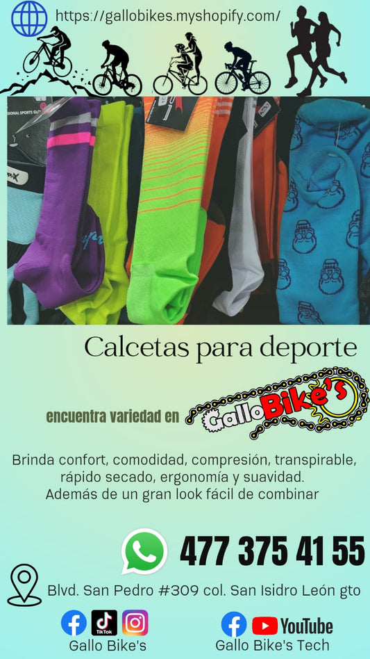 Refacciones, accesorios, ropa, energéticos, taller con servicios especializados, bicis, todo eso y más lo encuentras, con amplia variedad en tu tienda de confianza... Gallo Bikes's