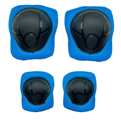 Casco y kit de seguridad infantil GOSPEL azul
