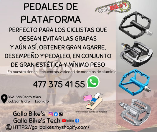 Refacciones, accesorios, ropa, energéticos, taller con servicios especializados, bicis, todo eso y más lo encuentras, con amplia variedad en tu tienda de confianza... Gallo Bikes's