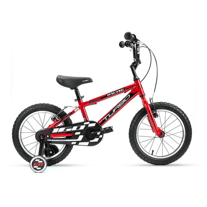 Bicicleta TURBO R 16 Infantil  Racing 1v aluminio roja /  negro