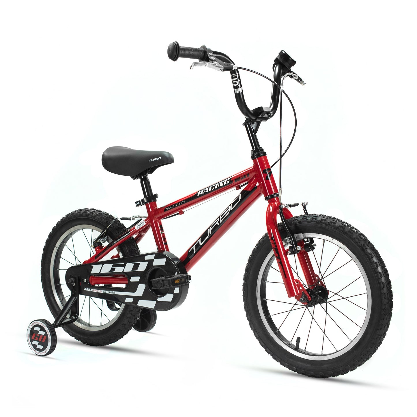 Bicicleta TURBO R 16 Infantil  Racing 1v aluminio roja /  negro