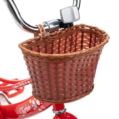 Bicicleta TURBO R 16 Infantil Cotton Candy Retro 1p roja