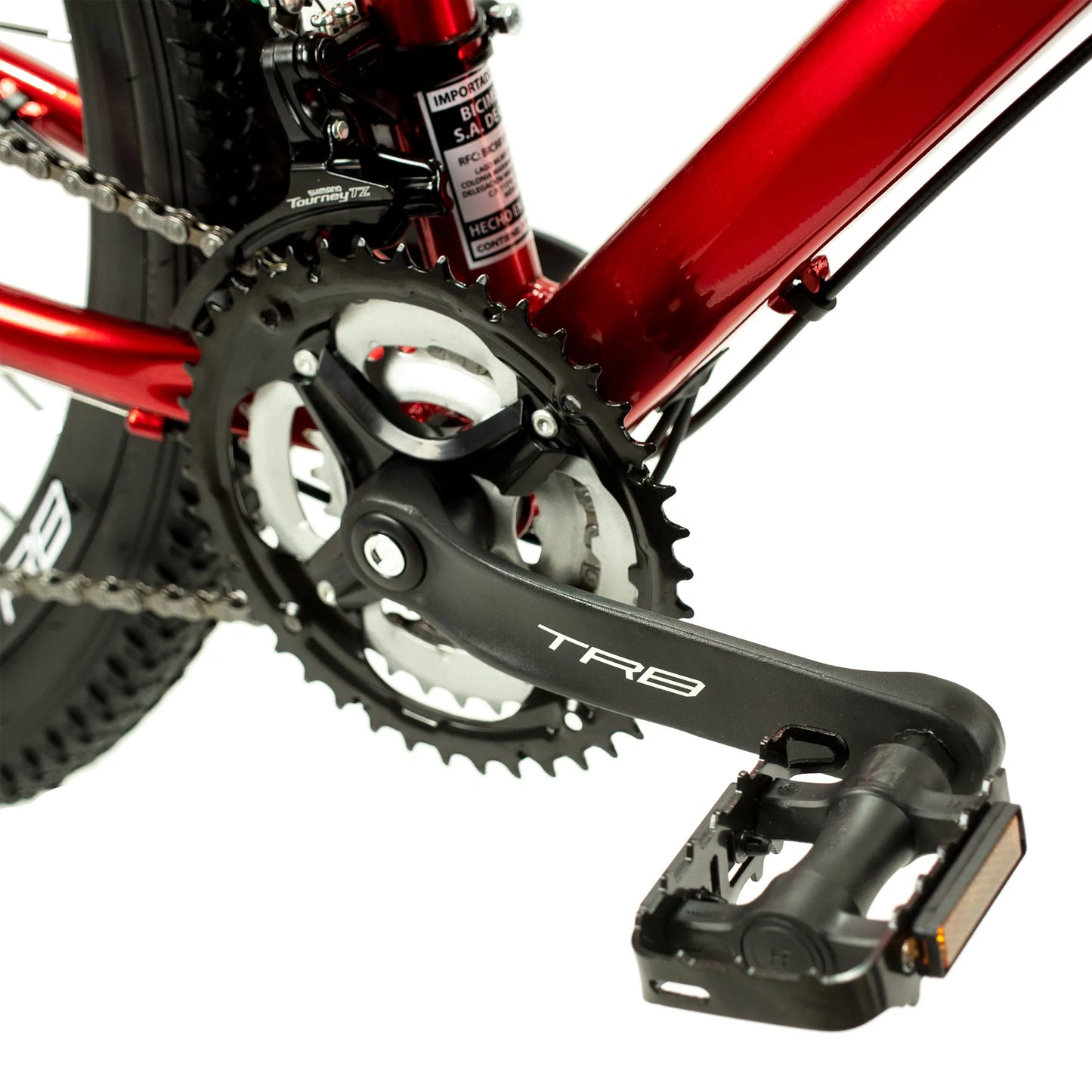 Bicicleta TURBO R 29 aluminio TX9.1  roja aluminio talla L 3x7v