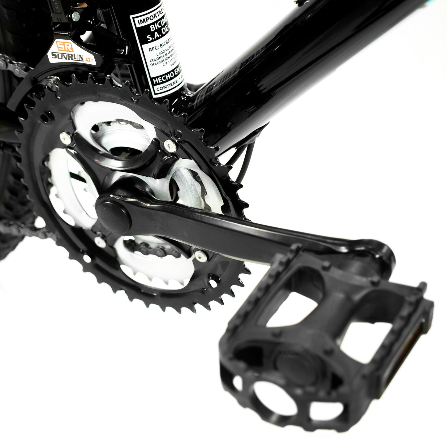 Bicicleta TURBO  R  26 Deimos - W 21  3x7v negra / menta talla ch