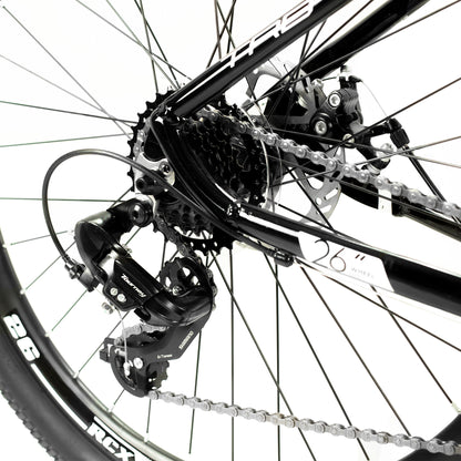 Bicicleta TURBO  R  26 Deimos - W 21  3x7v negra / menta talla ch