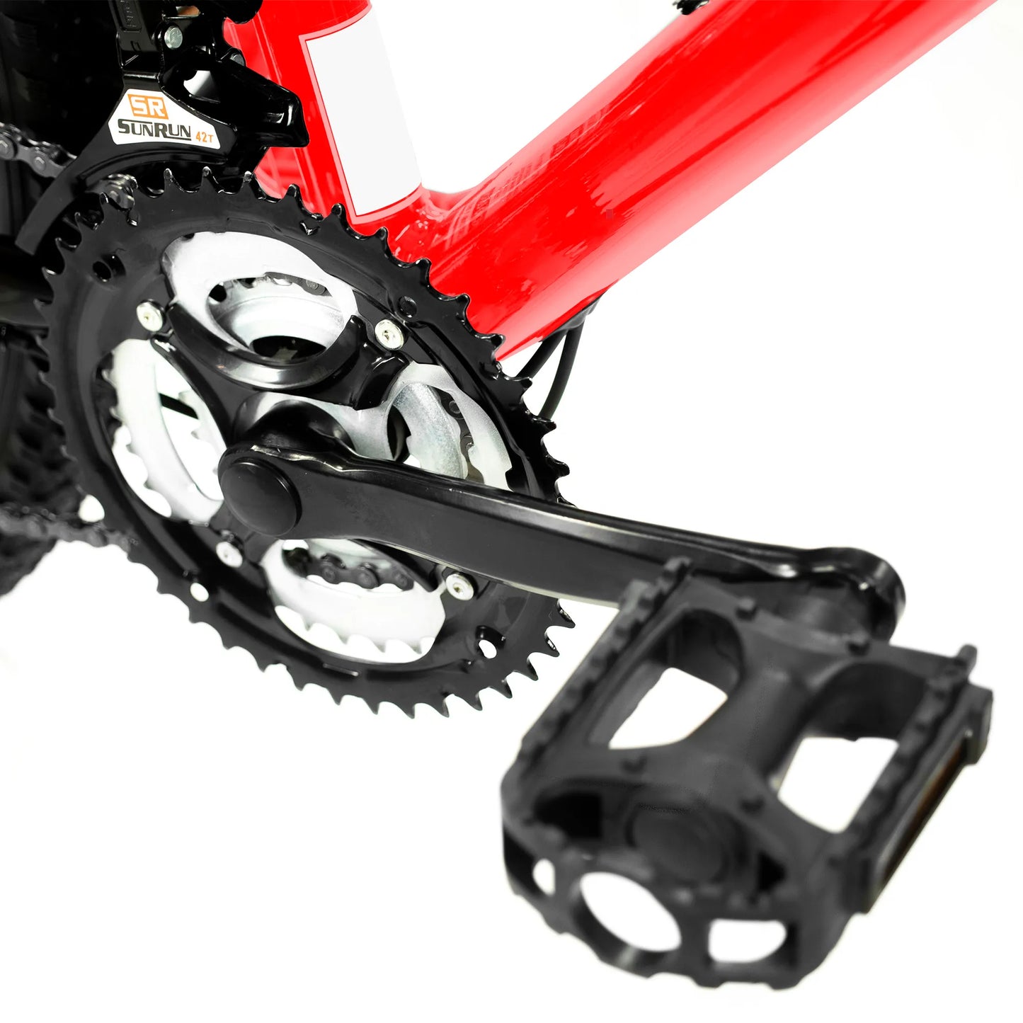 Bicicleta TURBO R 29 aluminio Deimos roja talla L 3x7v