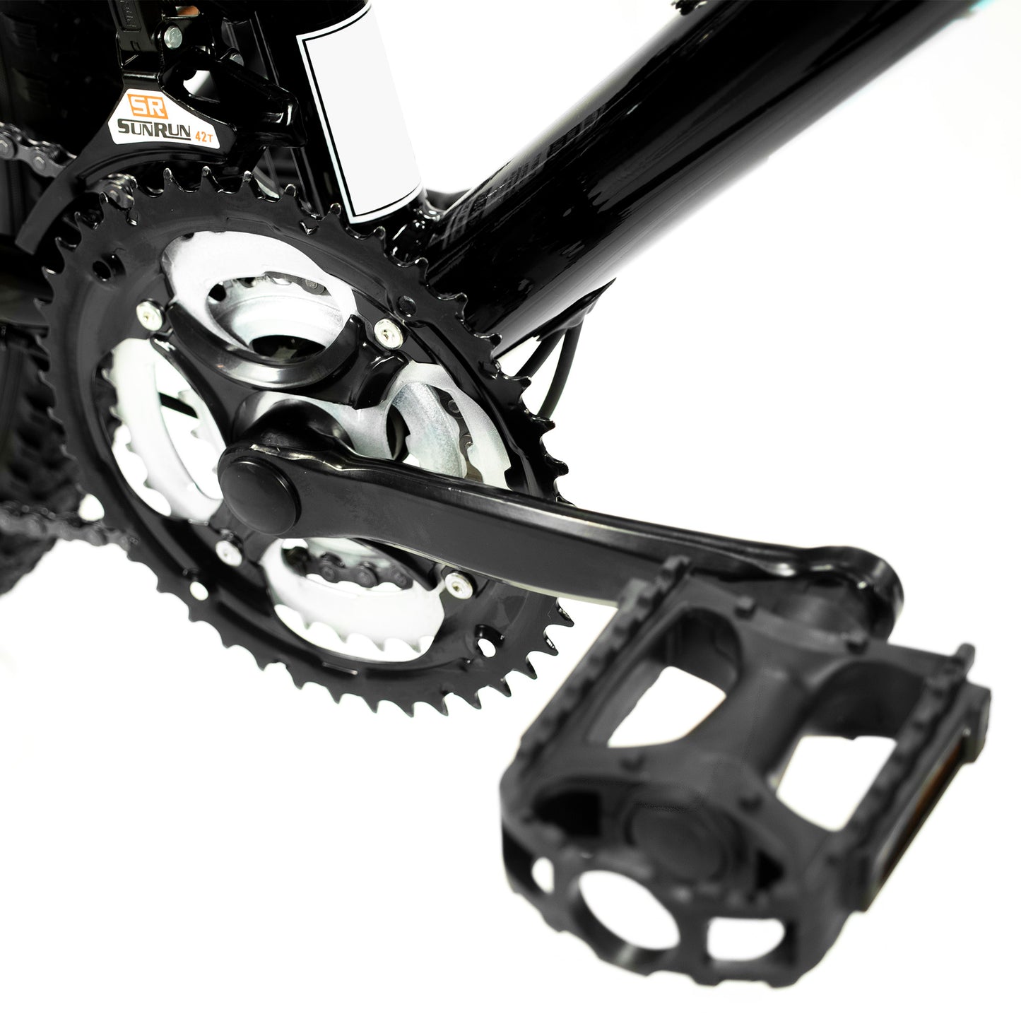 Bicicleta TURBO R 27.5 Montaña Deimos, cuadro aluminio 3x7v talla m negro con amarillo