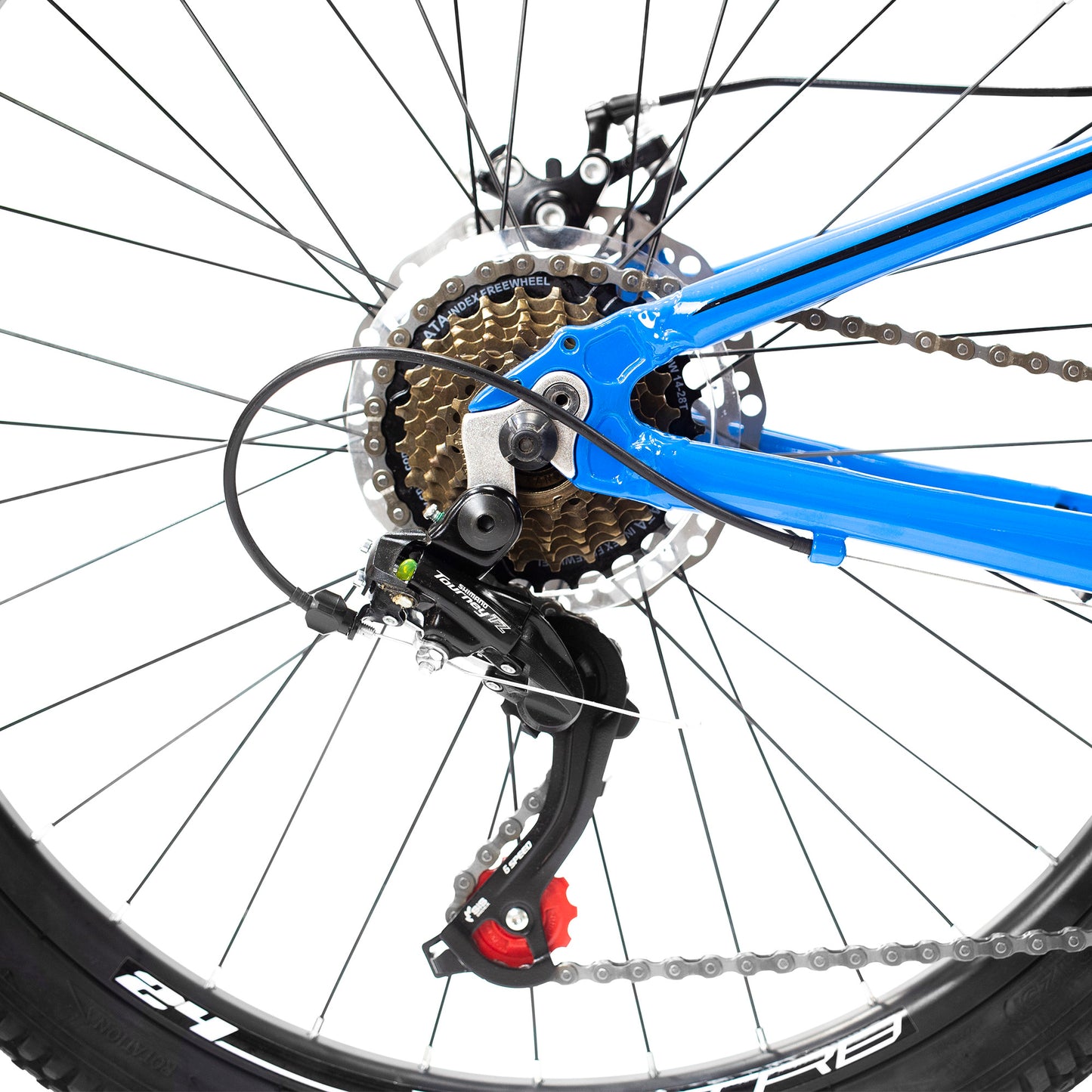 Bicicleta TURBO  R 24  TX 4.1 Sky Blue Hibrida de aluminio 1x7v