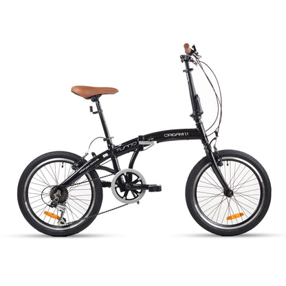 Bicicleta TURBO R-20 plegable city Origami 1.1 Plegable negra