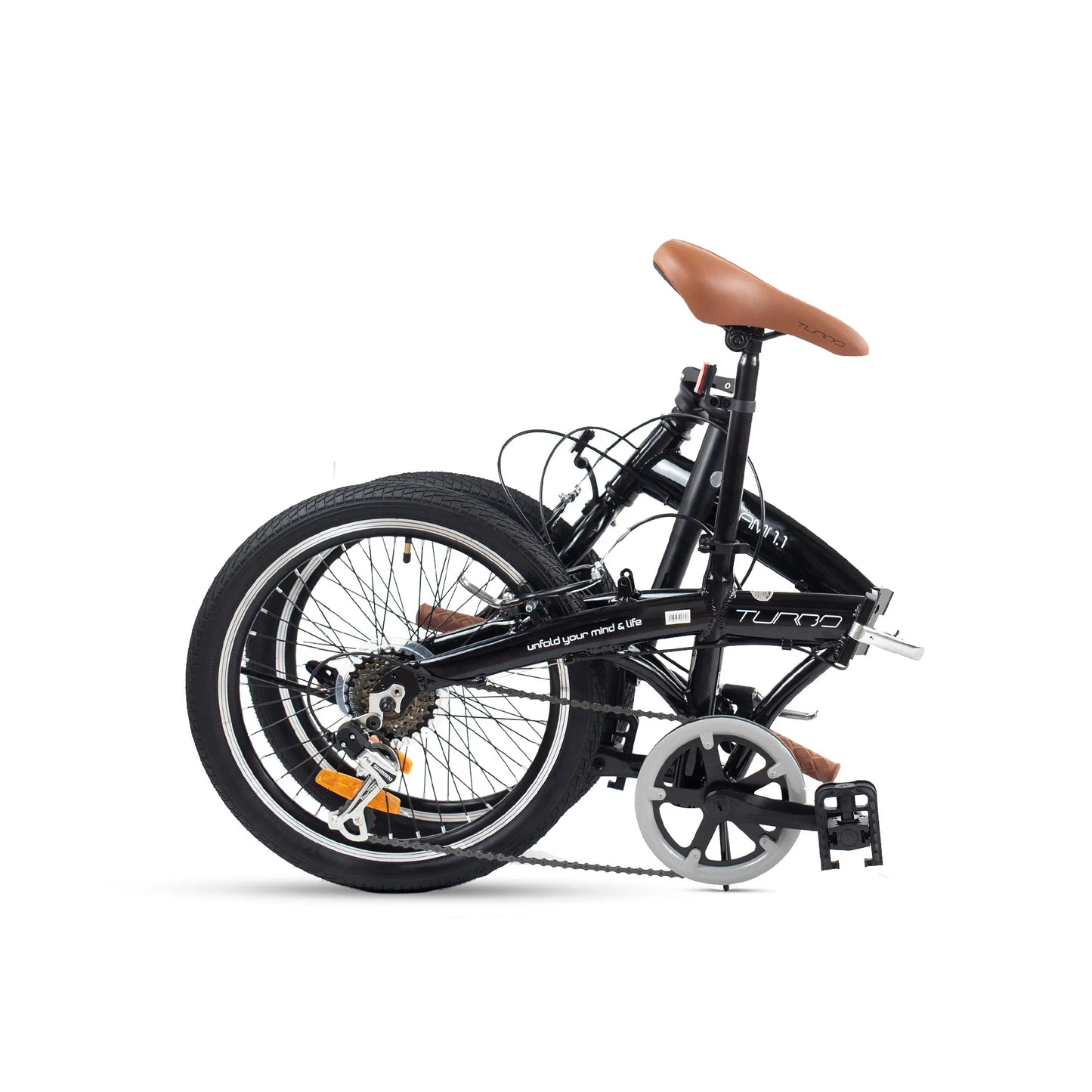 Bicicleta TURBO R-20 plegable city Origami 1.1 Plegable gris