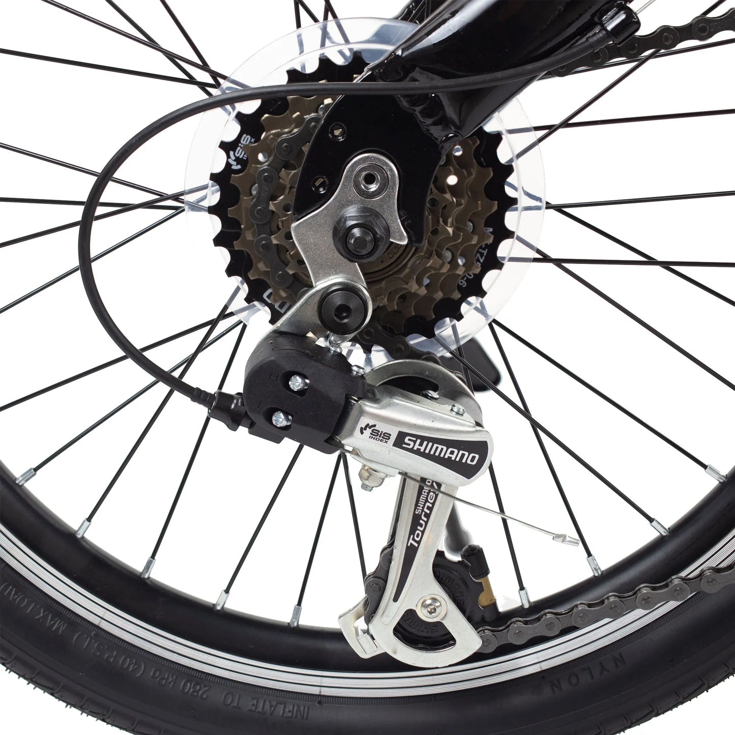 Bicicleta TURBO R-20 plegable city Origami 1.1 Plegable negra