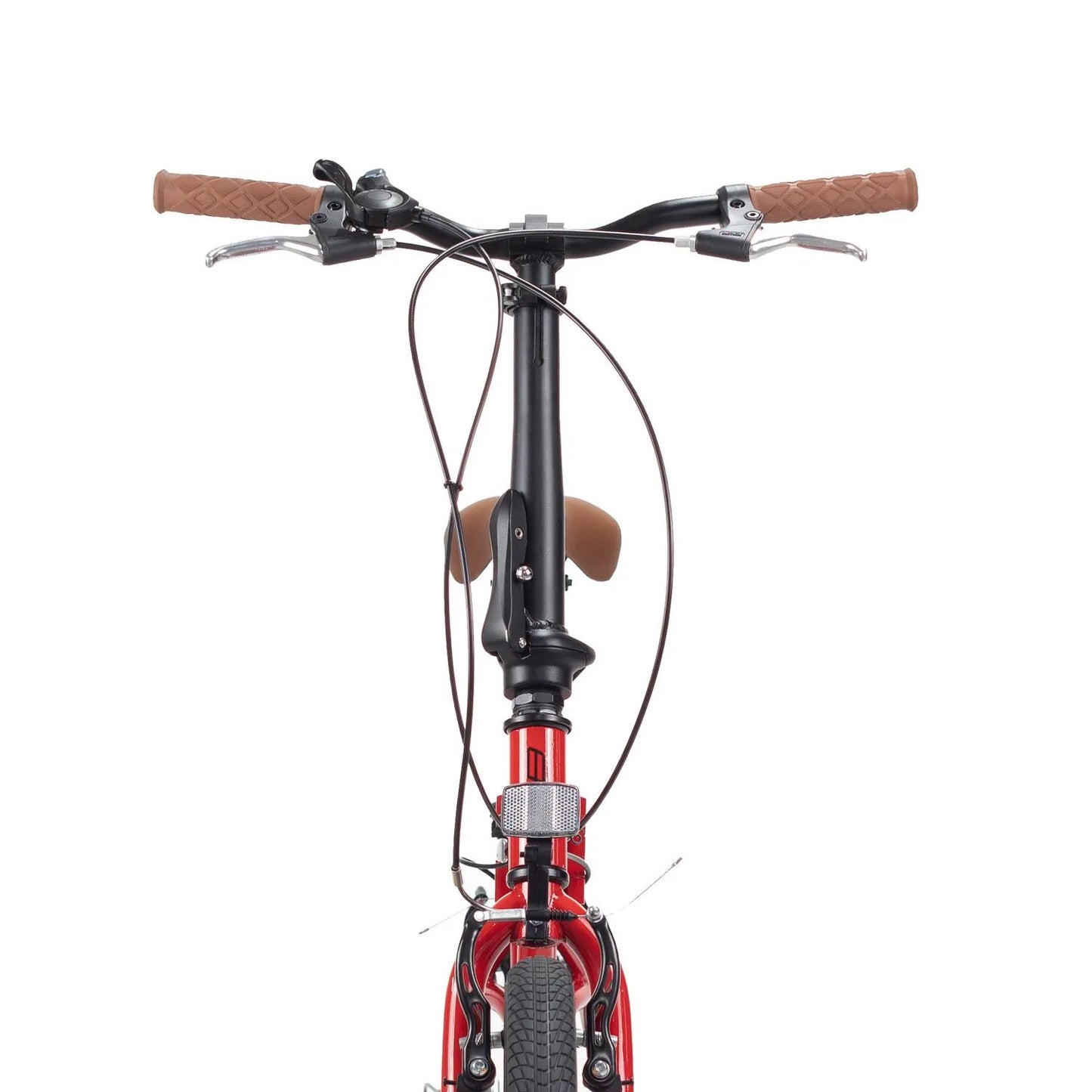 Bicicleta TURBO R-20 plegable city Origami 1.1 Plegable roja