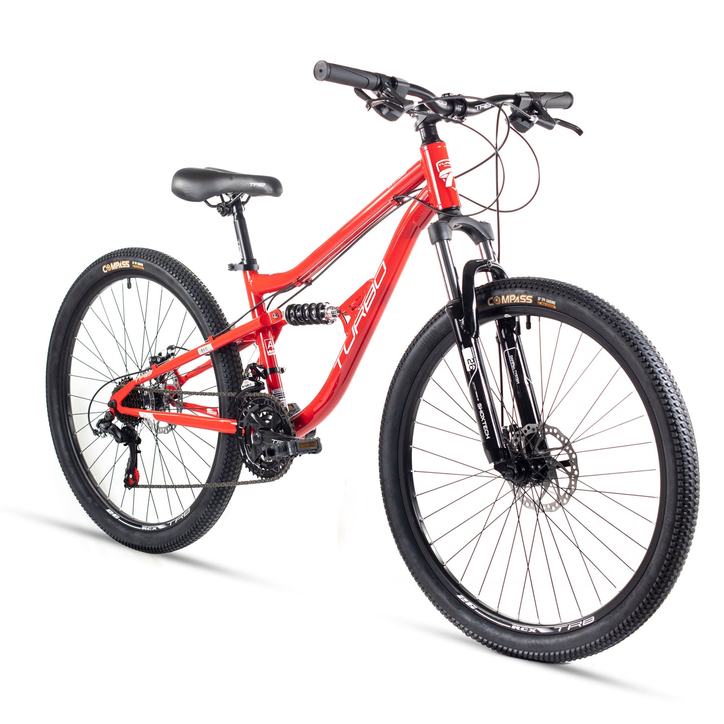 Bicicleta TURBO R 26 SX 6.1 roja 3x7v de aluminio doble suspensión  talla M