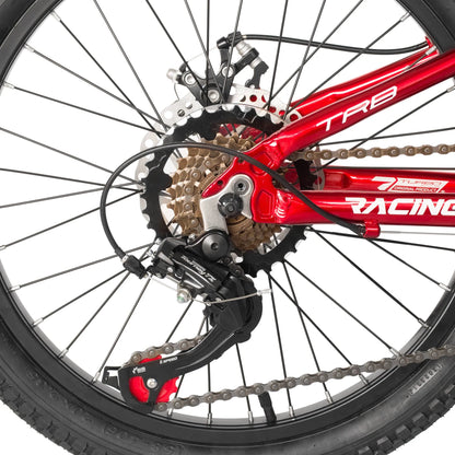 Bicicleta TURBO R-20 Racing de 7 v aluminio rojo metálico