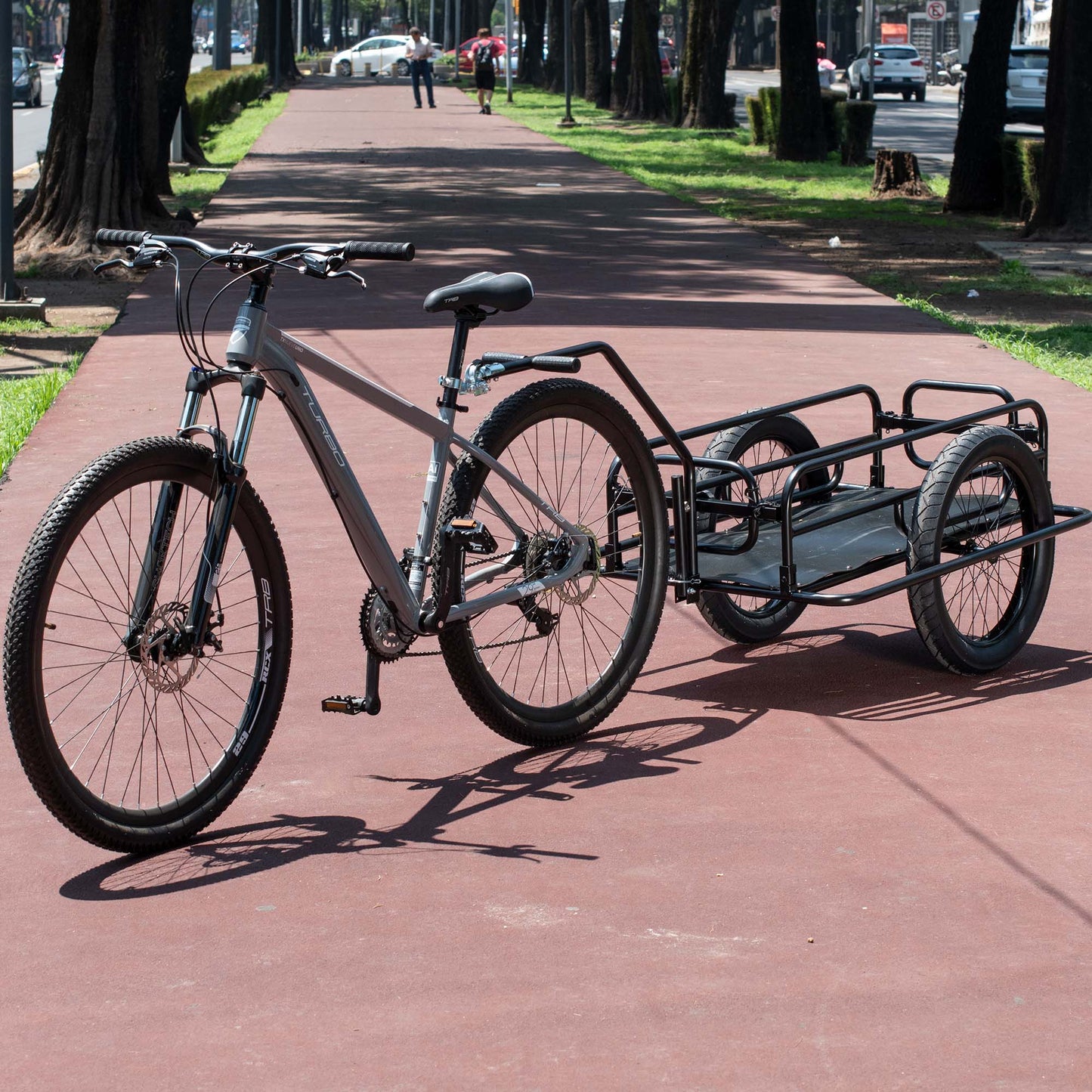 Remolque de carga para 100kg R20 x 3.0 con quick release y parador 106 x 46 x 25 Gospel   Z5O