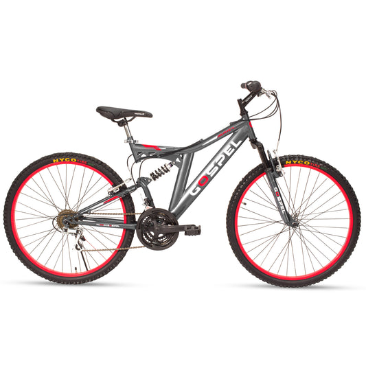 Bicicleta GOSPEL  R-26 doble suspensión 3X6V
