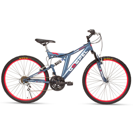 Bicicleta GOSPEL  R-26 doble suspensión 3X6V
