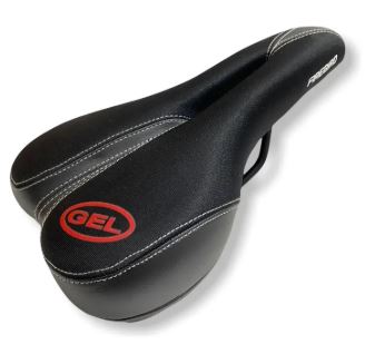 Asiento para bicicleta negro gel licra