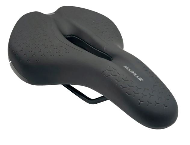 Asiento para bicicleta negro gel suave