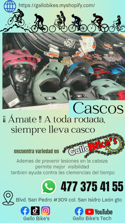 Refacciones, accesorios, ropa, energéticos, taller con servicios especializados, bicis, todo eso y más lo encuentras, con amplia variedad en tu tienda de confianza... Gallo Bikes's
