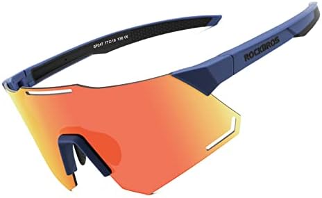 Lentes rockbros polarizados azul medio marco