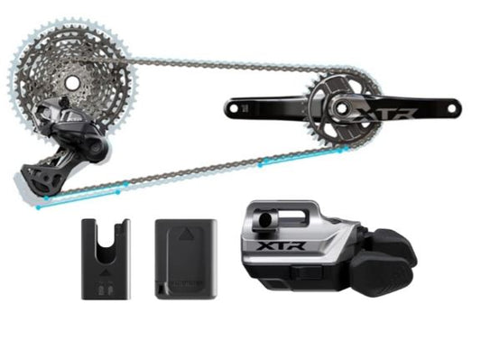 GRUPO DE CAMBIOS Y TRANSMISIÓN XTR 12V DI2 SW-M9250IR I-SPEC C/MULTI 175MM S/ PLATO S/EJE 9/45