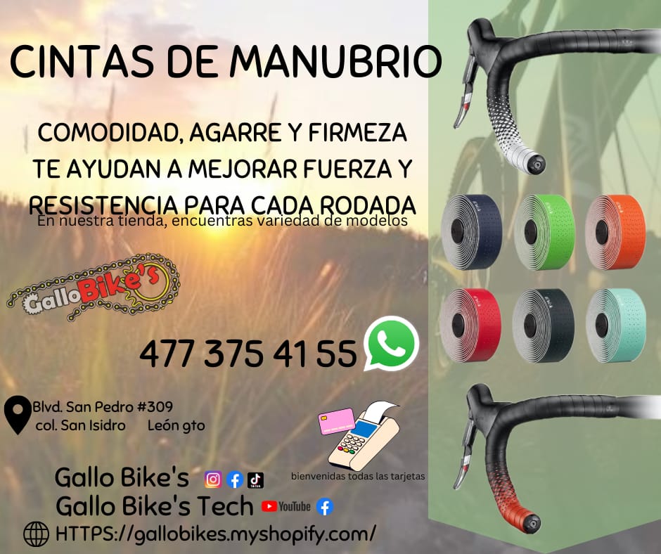 Refacciones, accesorios, ropa, energéticos, taller con servicios especializados, bicis, todo eso y más lo encuentras, con amplia variedad en tu tienda de confianza... Gallo Bikes's