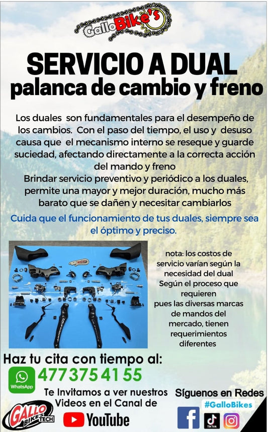 SERVICIO A DUAL / PALANCA DE CAMBIO, DE BICICLETA DE RUTA / GRAVEL