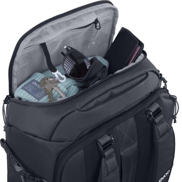 Mochila EVOC Athlete Backpack 30 Carbon grey