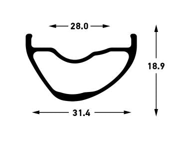 Rin trasero Arch MK4 STAN'S M-PULSE 32H