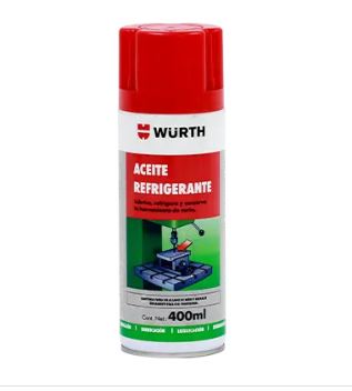 WÜRTH ACEITE REFRIGERANTE Y LUBRICANTE DE CORTE 400 ML