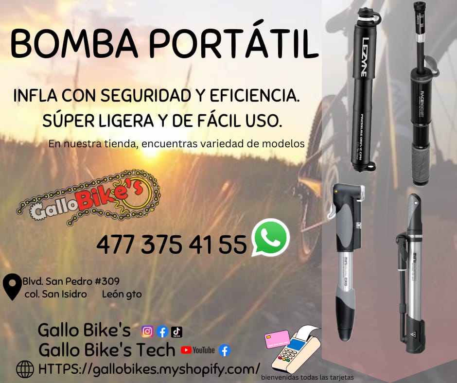 Refacciones, accesorios, ropa, energéticos, taller con servicios especializados, bicis, todo eso y más lo encuentras, con amplia variedad en tu tienda de confianza... Gallo Bikes's